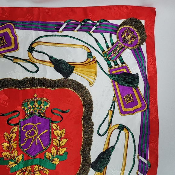 Silk Mardi Gras Scarf - Picture 6 of 13